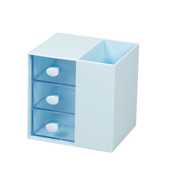 Plast pennfat, multi - funktion fyrkantig plast multi - Blue