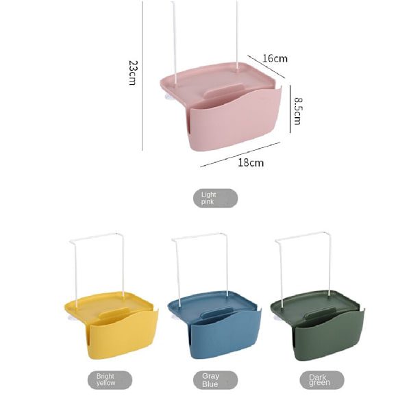 Avloppsstativ i plast med handfat för kran Lämplig för svamp Pink