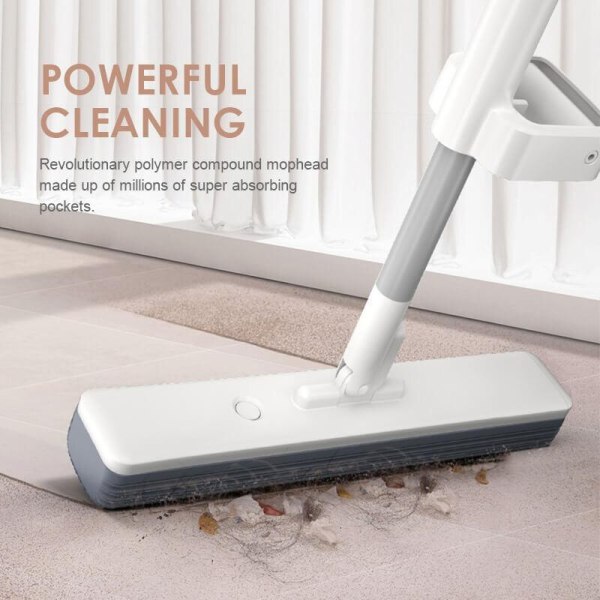 Handfri Rak Stång Handsfree Lazy Mop Roller