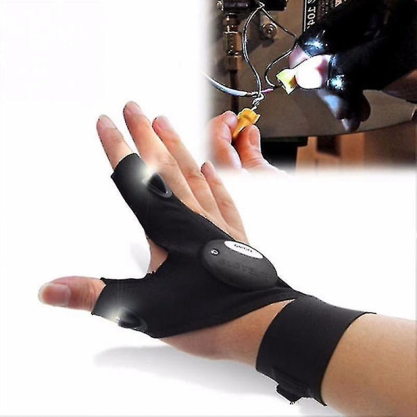Ficklampa Handskar Outdoor Multipurpose Led Glove Ficklampa