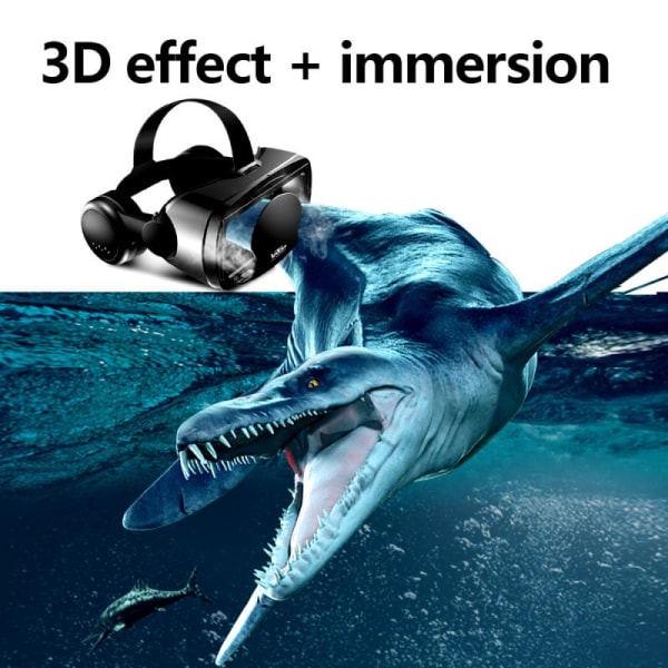 VR Glasögon Mobiltelefon Dedikerat 3D Virtual Reality Head