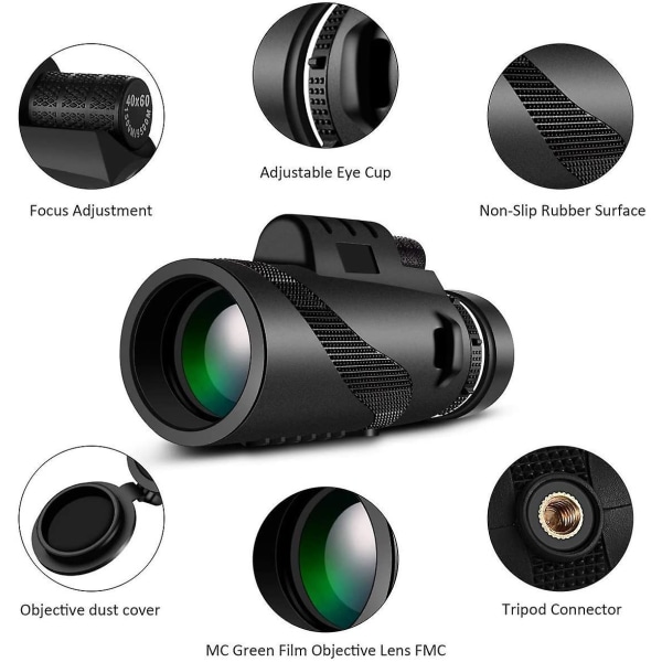 Monocular 80x100 High Power Hd Monocular Starscope Monocular