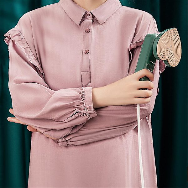 Resa Micro Steam Iron Mini Bärbart handhållet plagg Pink