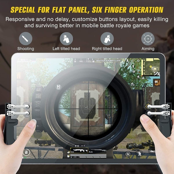 Mobil Gamepad för iPad, [Six Finger Operation] Mobil