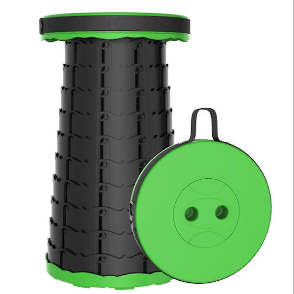 Fällbar pall Travel Camping Teleskoppall GRASS GREEN