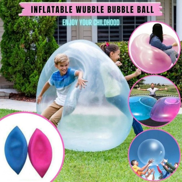 Uppblåsbar Wubble Bubble Ball Ballong Stretch Outdoor Beach