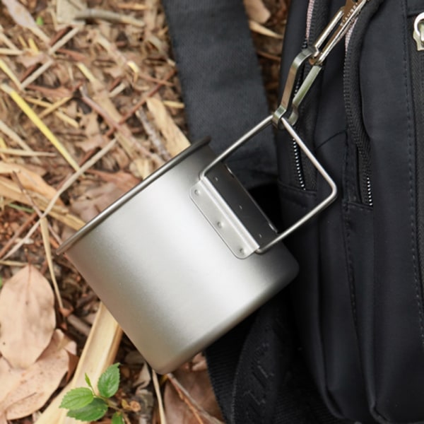 Ultralätt titankopp utomhus portabel camping picknick