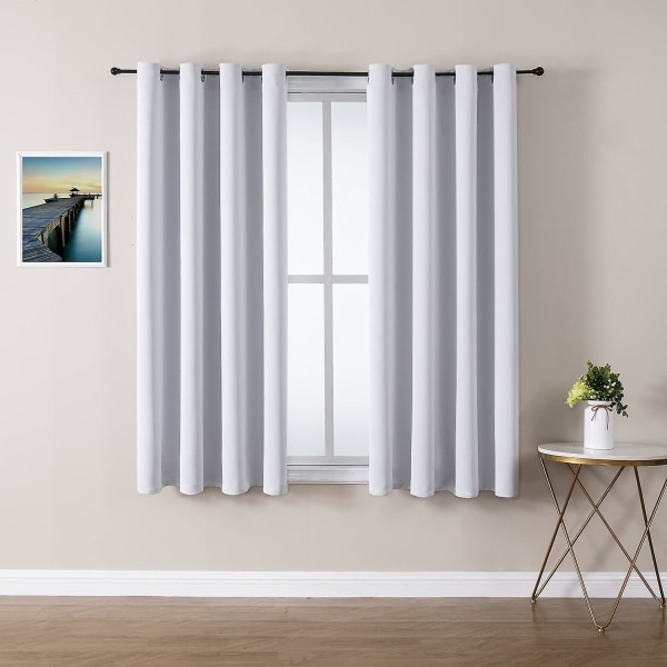 2 set isolerade mörkläggningsgardiner (off-white, 52 X