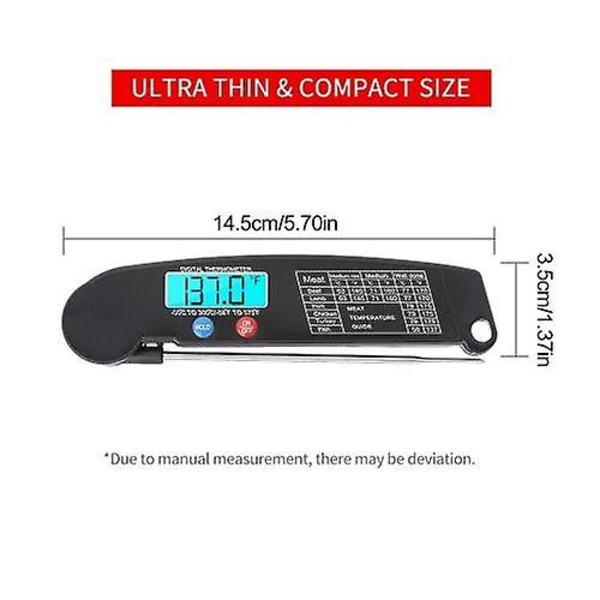 Termometer Digital Instant Read Kötttermometer Mat