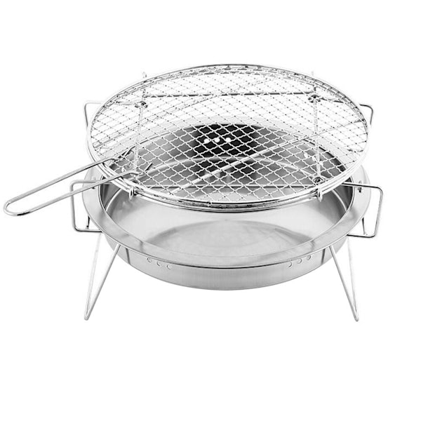 Mini Grill Grid Vikbar Rostfritt stål BBQ Grill