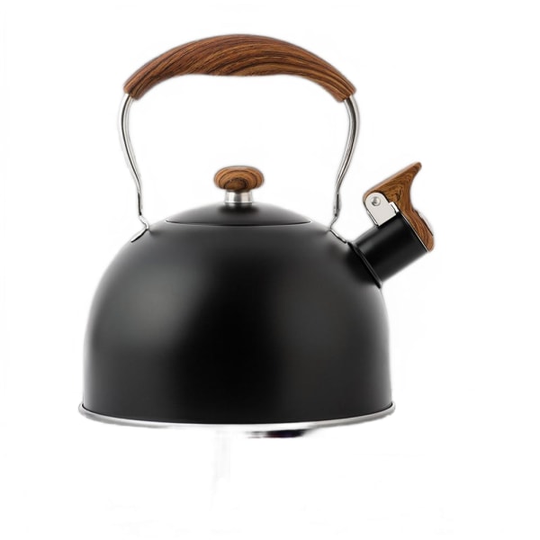 2,5L rostfritt stål visslande tekokare Wood Grain Anti