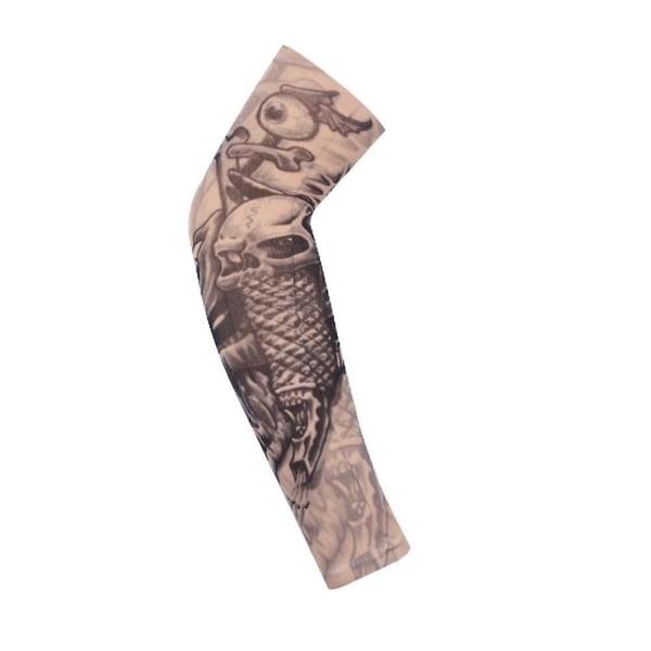 3d-tatuering Uv-skyddsarmhylsa I