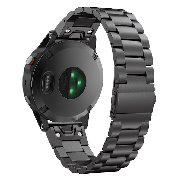 20MM/22MM/26MM/metallrem, lämplig för Gamin Fenix3/5X Silver 22MM