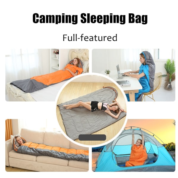 Camping Sovsäck 4 Season Warm Envelope Backpacking