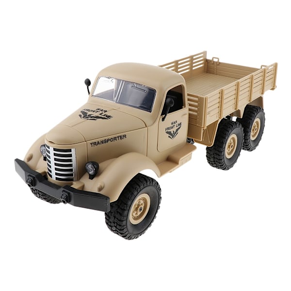 6WD 1/16 RC Militär klätterbil Fordonsmodell Leksak W/