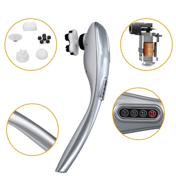 220V Auto Elektrisk Massager Handhållen Nacke Fot Axelback