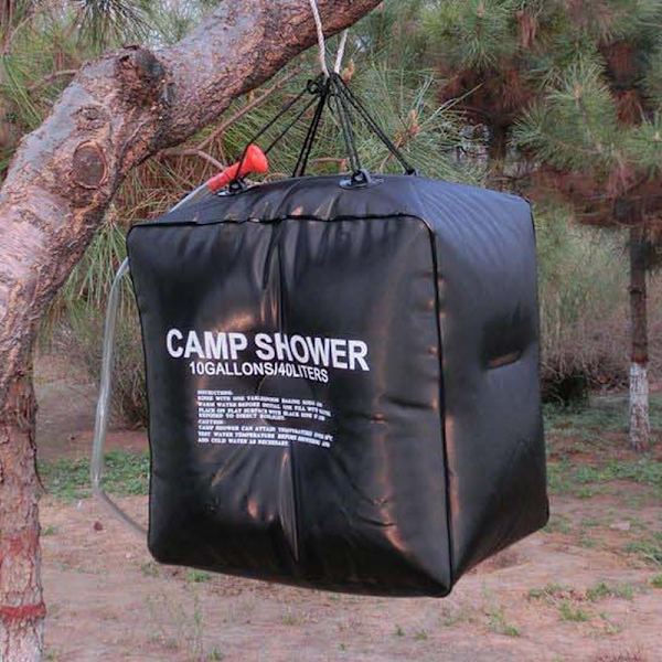 40L Outdoor Camping Solar Varmvatten Duschväska Vikbar
