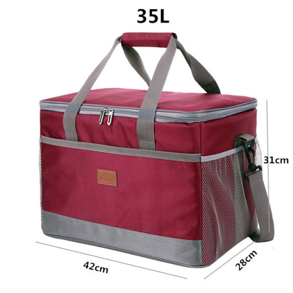 35L utomhus picknickväska Vattentät thermal campingkylväska