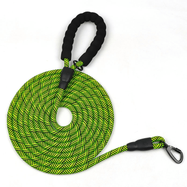 4,5 m hundkoppel, hundkoppel för friluftsliv med fjäderkrok Green