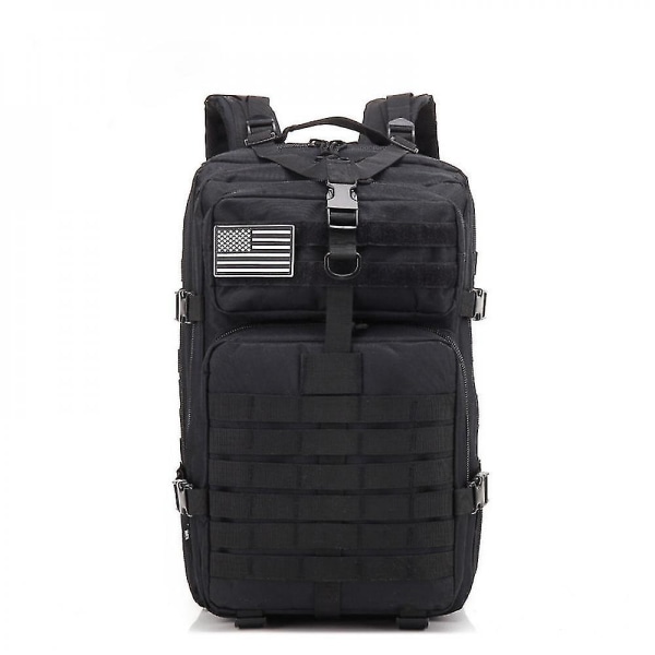 Svart Military Tactical Backpack 45l Assault Pack Large Army