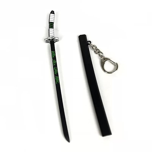 Demon Slayer Sword Keychain Japan Anime Demon Slayer Kimetsu White green