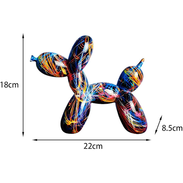 Stor ballonghundskulptur av Jeff Koons, Resin Craft