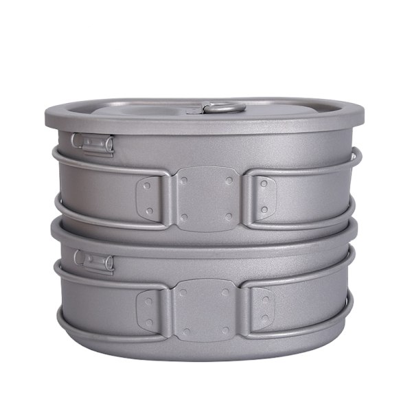 Gränslös Voyage Camping Titanium Pot Cup Set 300ml & 600ml