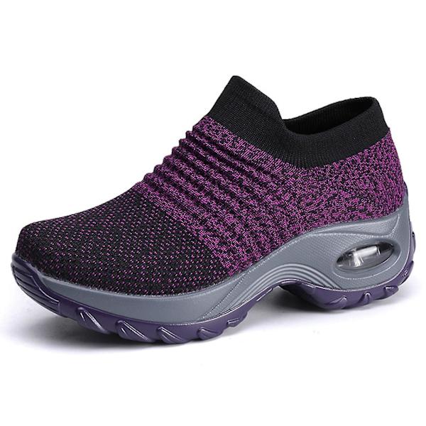 Sneakers Sneakers Sportskor För Dam Purple 38