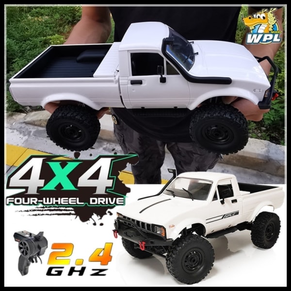 C24 1 Uppgradering 1:16 RC Car 4WD Radio Control Off Road Mini