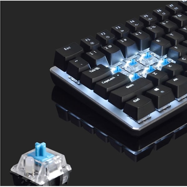 Mekaniskt speltangentbord 18-läges RGB-bakgrundsbelyst USB -kabel 82