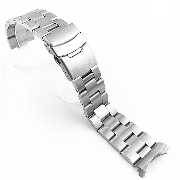 18/19/20/21/22/24mm rostfritt stålband för SKX007009 för Silver 22mm