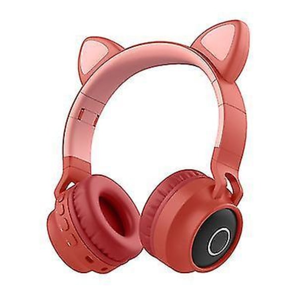 Cat Ear-hörlurar hopfällbara barn Bluetooth 5.0