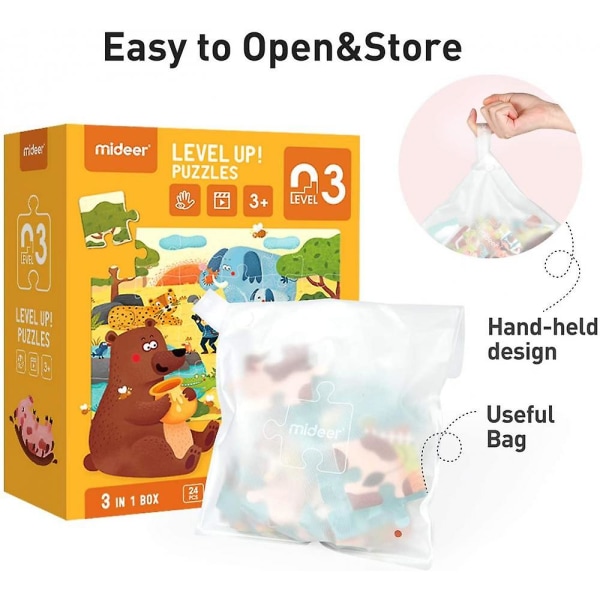 Level Up pussel, toddler för barn (nivå