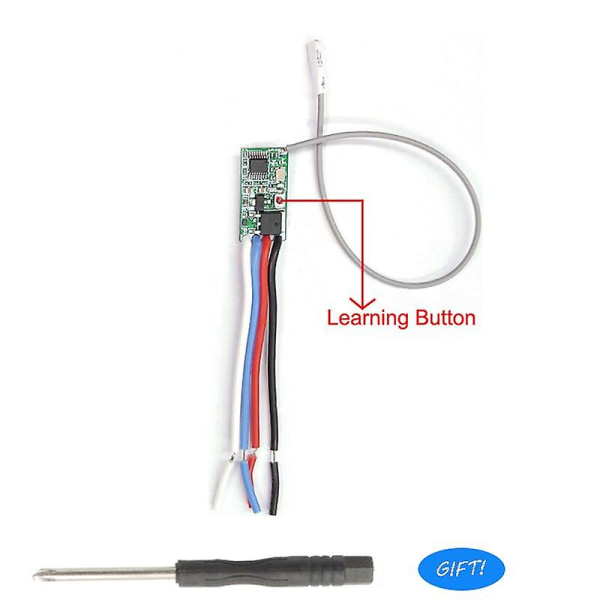 433mhz Dc 3,6v 6v 12v 24v 1ch Relay Wireless Rf Remote