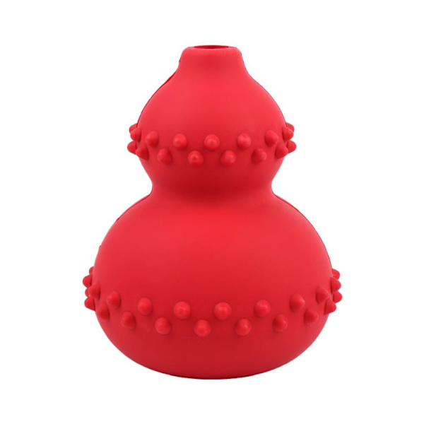 Pet Toy kalebass läcker boll, naturgummi resistent mot Red