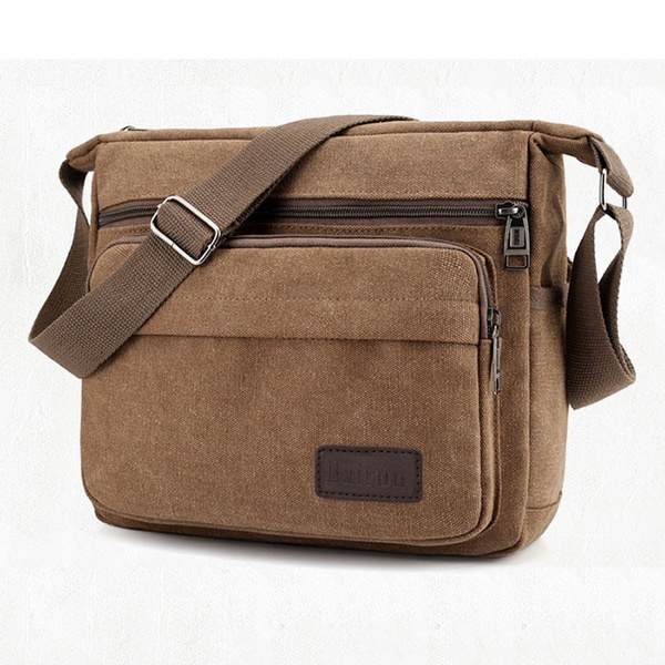 Hög kvalitet New Fashion Herr Canvas Bag Axelväska
