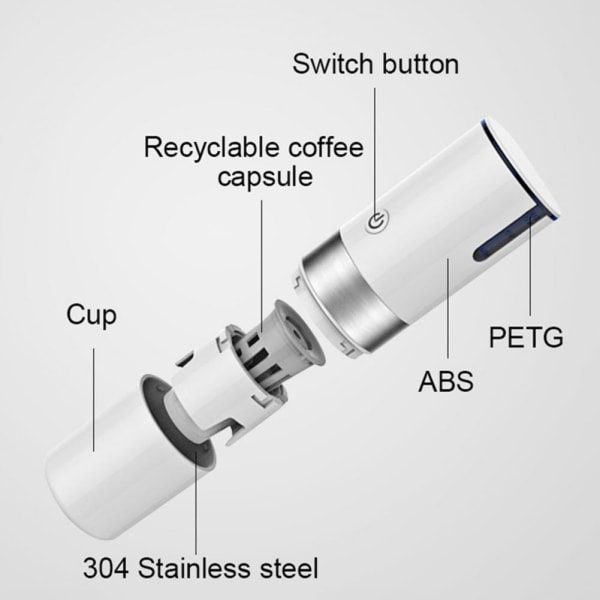 Kaffebryggare Hushålls helautomatisk kaffekapselmaskin