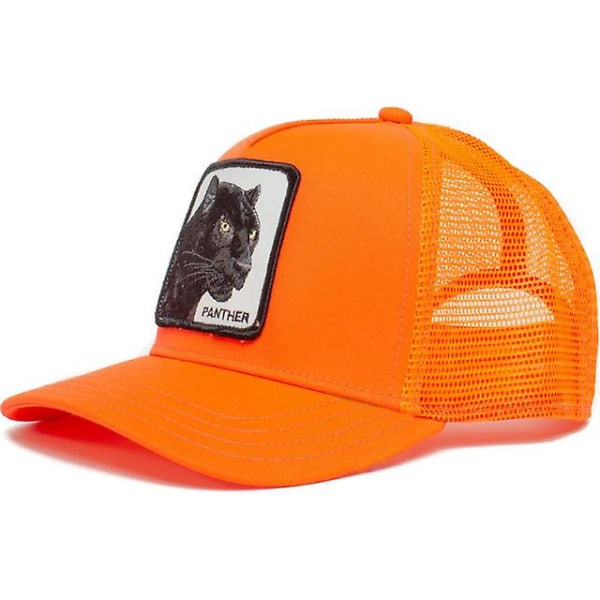 2022 djurbroderi baseballkepsar för män kvinnor Snapback Panther Orange