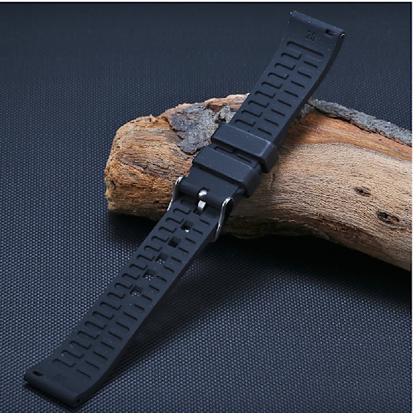 18/19/20/21/22/24 mm watch , vattentätt silikongummi 24mm