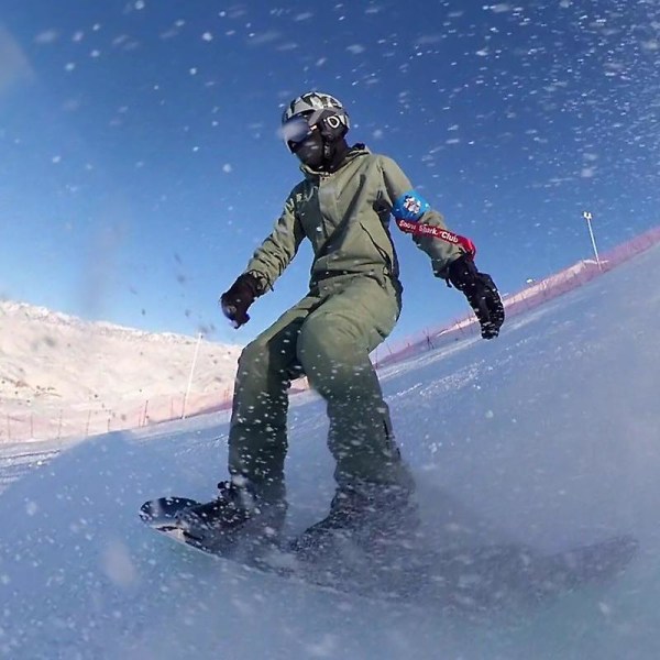 Vattentät One Piece Skiddräkter Snowboard Jumpsuit Sport L / Style1 Armygreen