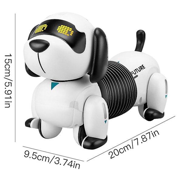 Smart Dachshund Dog K22 Fjärrkontroll Programmering Stuntleksak