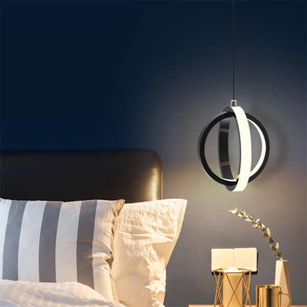 17W sovrum Sängen liten ljuskrona Designer Led Living