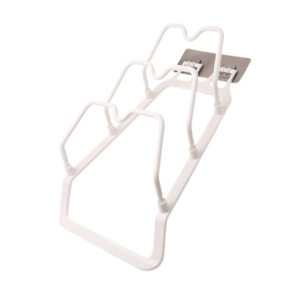Ingen borrning Väggmonterad Pot Pan Lock Storage Rack Organizer