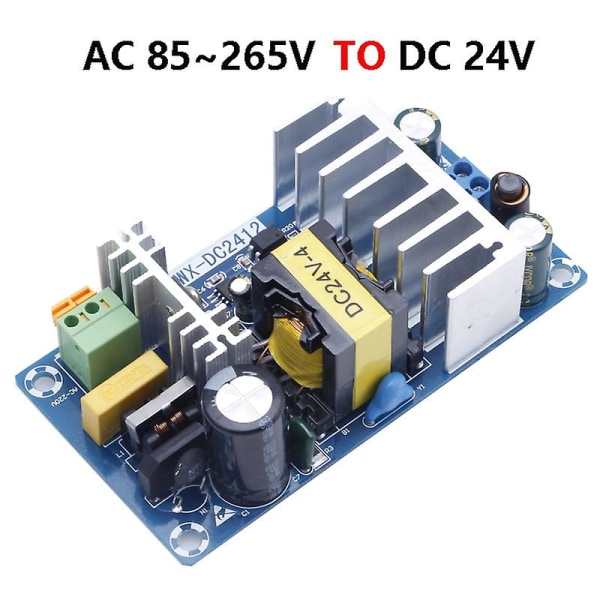 AC 100-240v till likström 24v 6a Power strömförsörjningsmodulkort