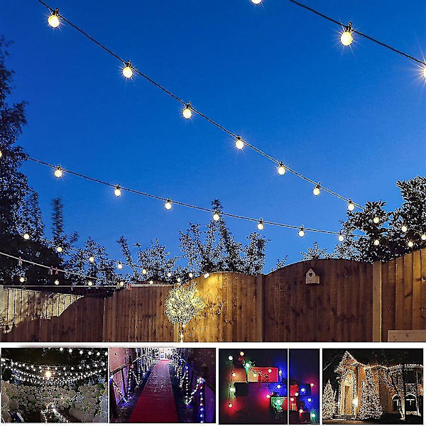 20 Led Power Fairy Light String Lamps House Ourdoor Xmas