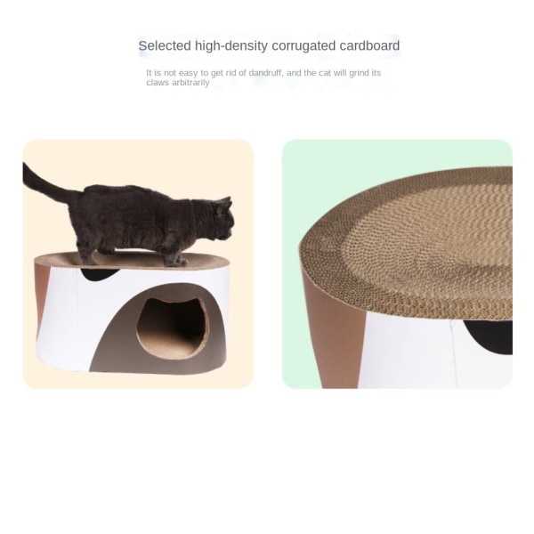 Circular Runway Cat Scratching Board, korrugerad tunnel Cat