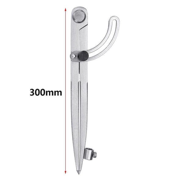 300 mm Längd Kolstål Wing Divider Blyertsmärkning