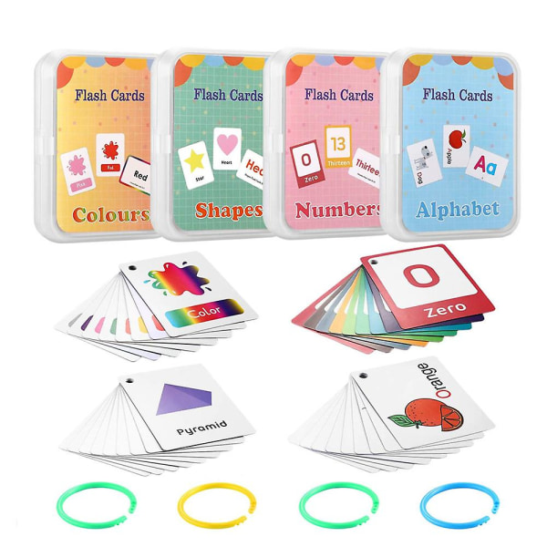 Barn Montessori Baby Lär dig engelska Word Card Flashcards 9