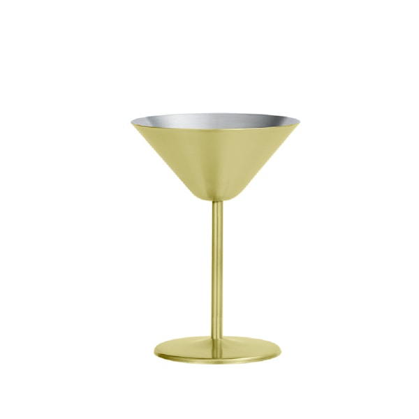 Rostfritt stål Cocktailglas, lämplig för KTV Triangle Gold