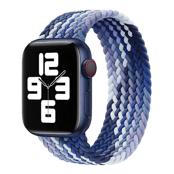 Flätat band till Apple Iwatch Se 6 44mm Blue